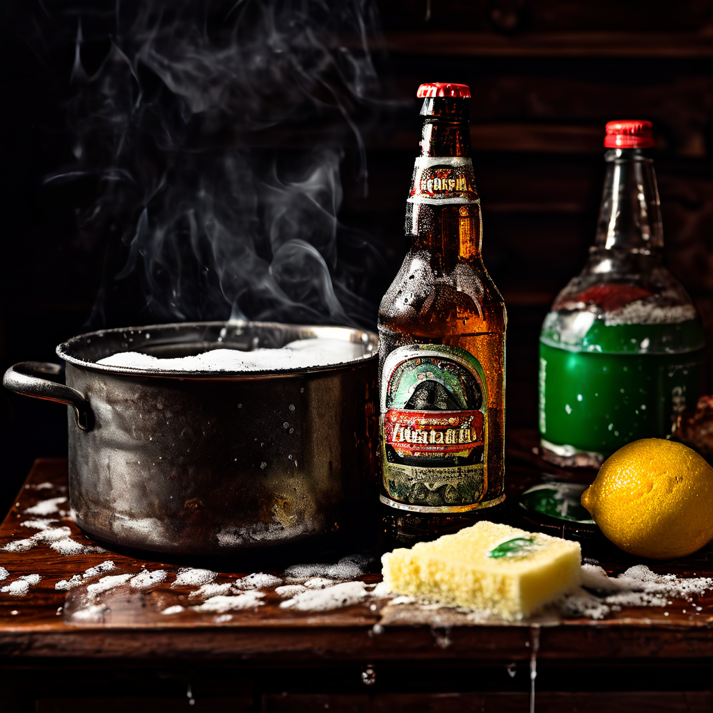 남은 맥주 활용 주방 기름때 제거 노하우